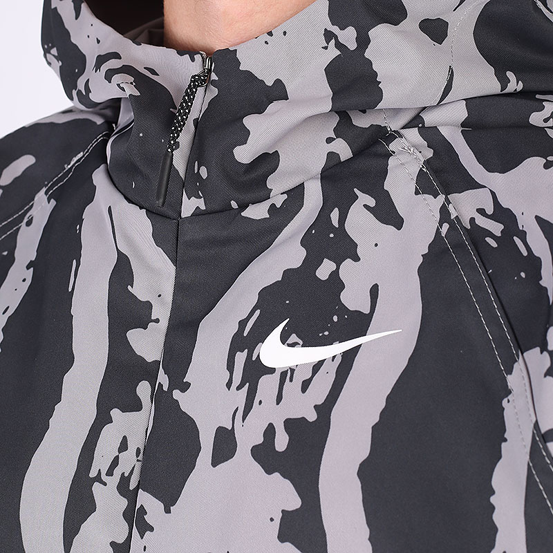 мужская серая куртка Nike Repel Camo Golf Anorak CU9415-003 - цена, описание, фото 2